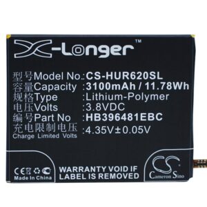 Huawei Ascend Y6 2 Ascend Y6II BG2-W09 CAM-AL00 Replacement Battery 3100mAh