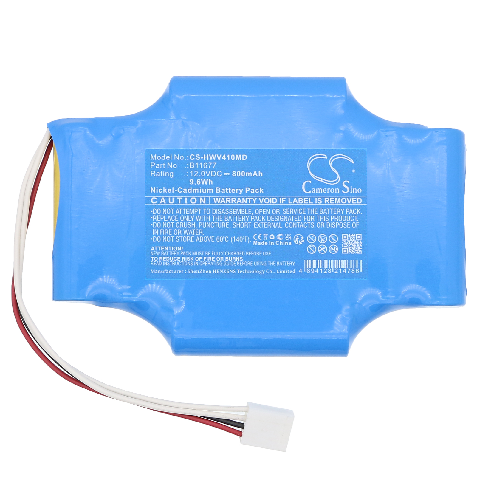 H-Wave B11677 Medical Replacement Battery 12V 800mAh
