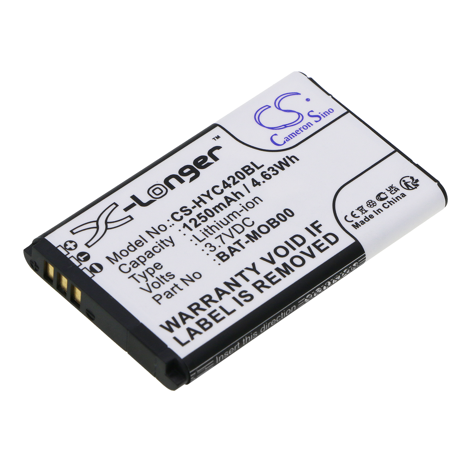 Honeywell 70e 75e Captuvo 70e Captuvo 75e Replacement Battery 1250mAh