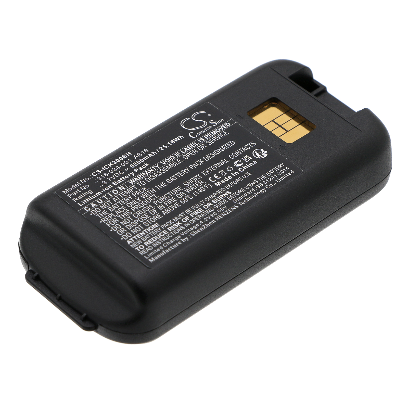 Intermec CK3 CK3A CK3B CK3C CK3C1 CK3N CK3N1 CK3R Replacement Battery 6800mAh