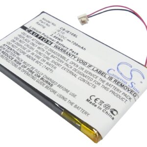 iRiver E10 E10CT HDD Jukebox IRI-E10 MP3 Player Replacement Battery 720mAh