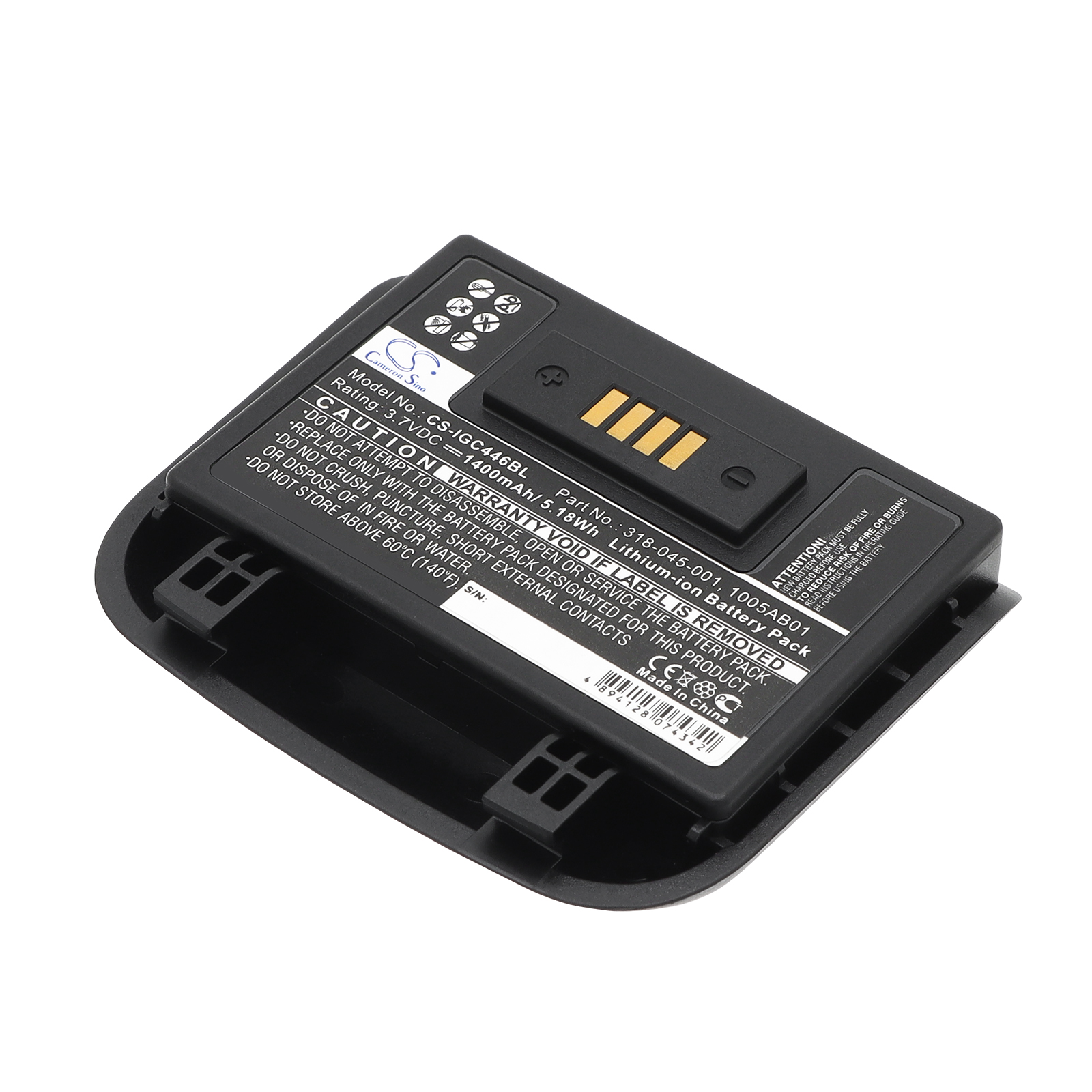 Intermec CS40 GC4460 1005AB01 318-045-001 Replacement Battery 1400mAh