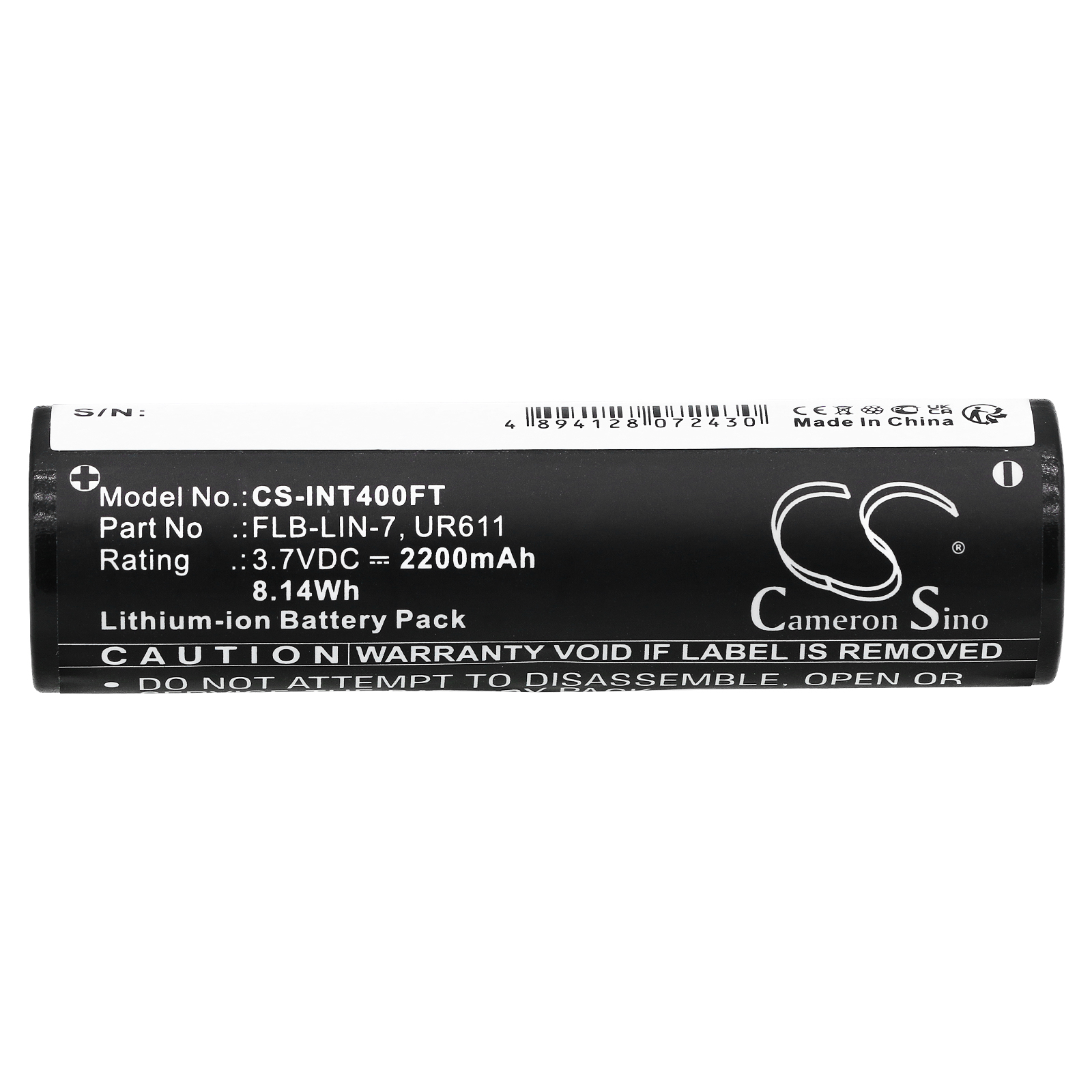 Inova T4 (Old Style) Flashlight Replacement Battery 2200mAh