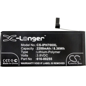 Apple A1660 A1778 A1779 Replacement Battery 3.8V 2200mAh