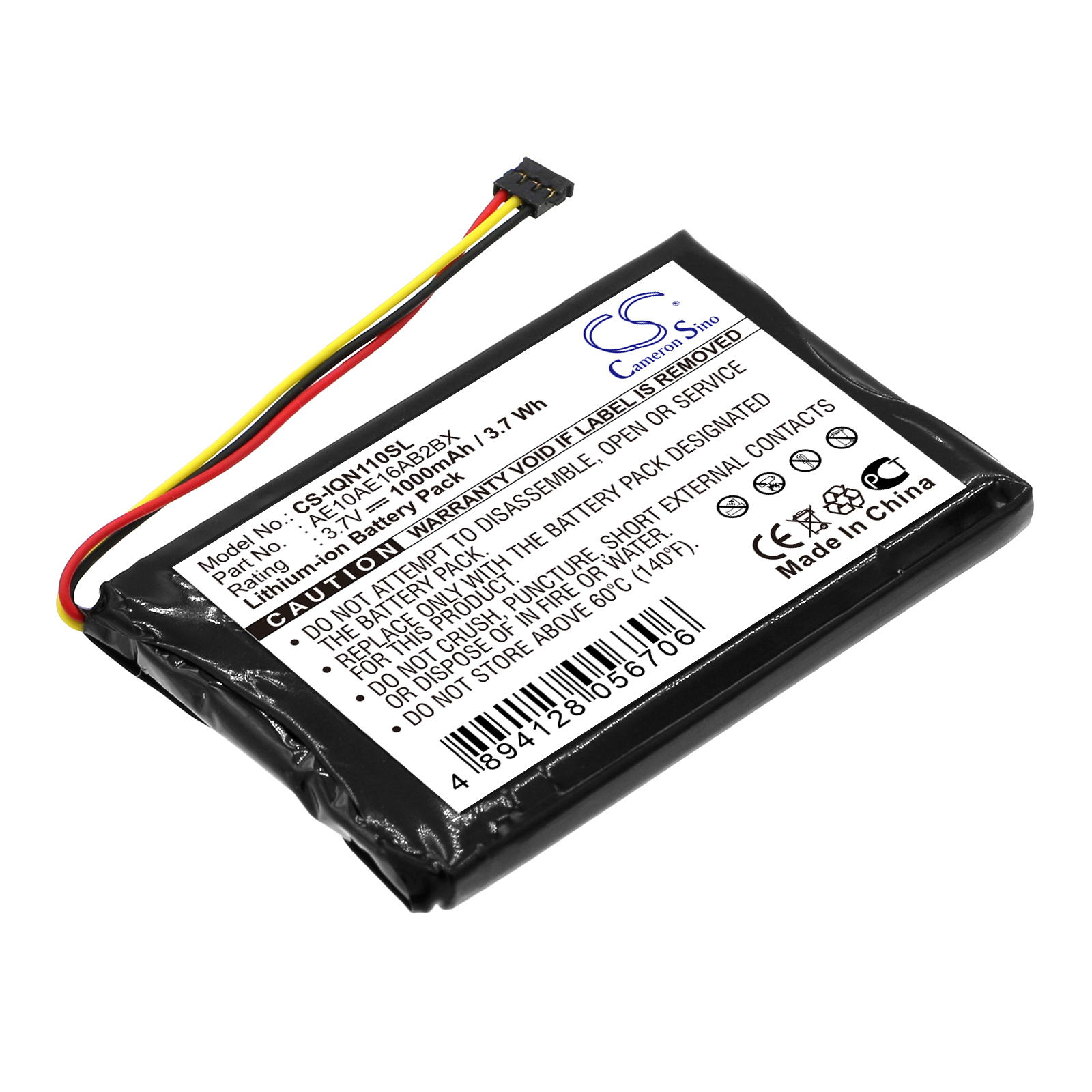 GARMIN 1000 BATTERY Nuvi 1100 Replacement Battery 1000mAh