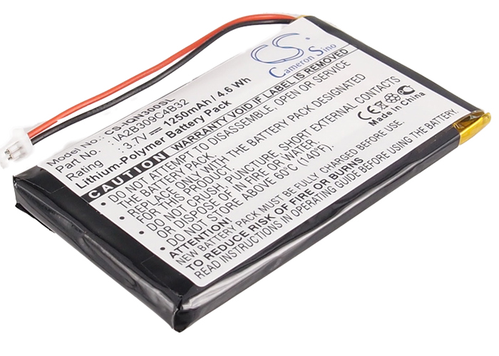 Garmin Nuvi 300 Nuvi 310 Replacement Battery 3.7V 1250mAh