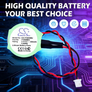 Casio IT3000 IT3100 CMOS/BIOS Replacement Battery 3V 200mAh