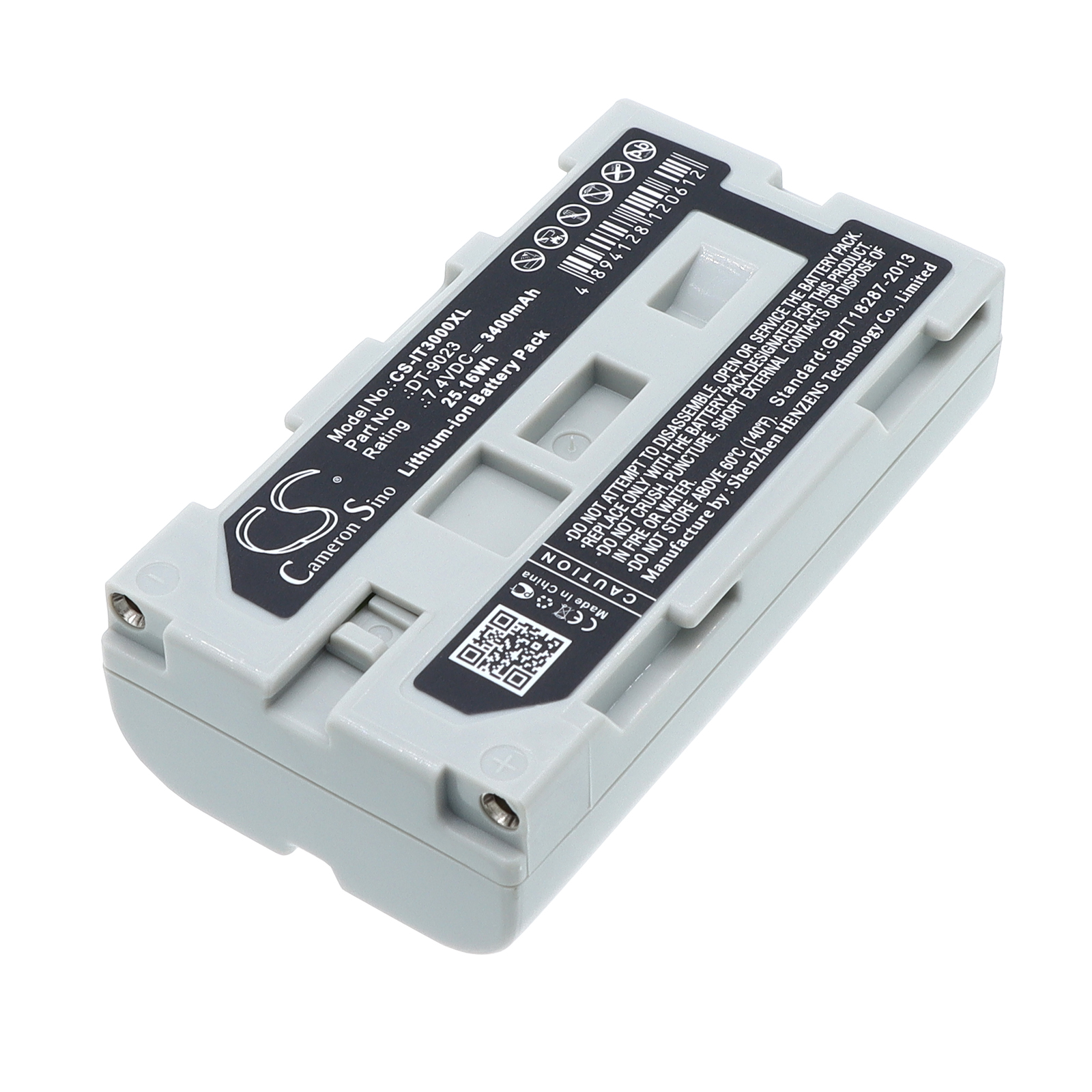 Casio IT-2000 IT-2000D30E IT-2000D33E IT-3000 Replacement Battery 3400mAh
