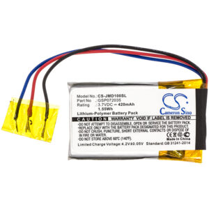 JBL Go JBLGOBLK GSP072035 Replacement Battery 3.7V 420mAh