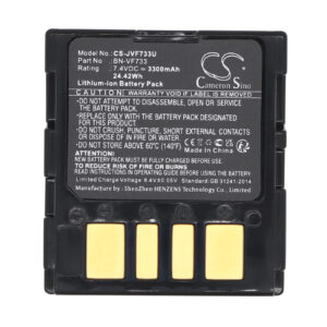 JVC GR-D240 GR-D246 GR-D247 GR-D250 GR-D250U Replacement Battery 3300mAh