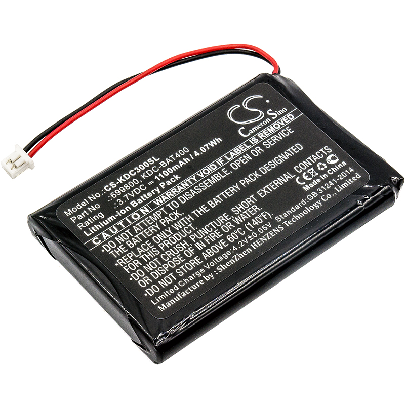 KOAMTAC KDC30 KDC350 KDC400 KDC410 KDC411 KDC420 Replacement Battery 1100mAh