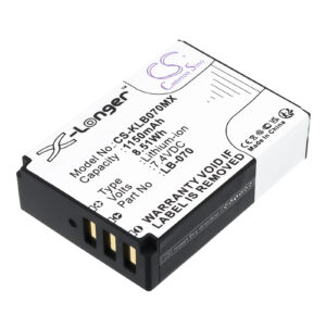 Kodak Pixpro AZ651 Pixpro AZ651 Astro Zoom Replacement Battery 1150mAh