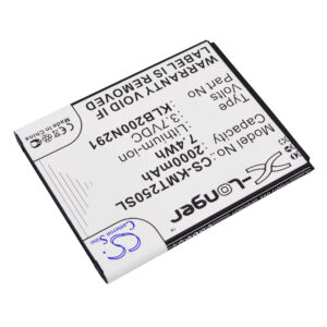 KAZAM Trooper 2 X5.0 Trooper2 5.0 5834003661 Replacement Battery 2000mAh