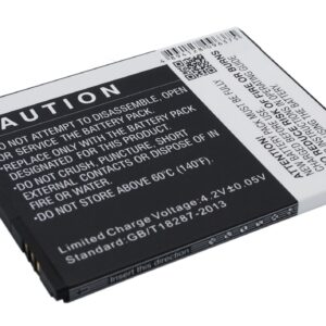 KAZAM Trooper X5.5 KAX55 KAX55-BKBAK007752 Replacement Battery 2600mAh