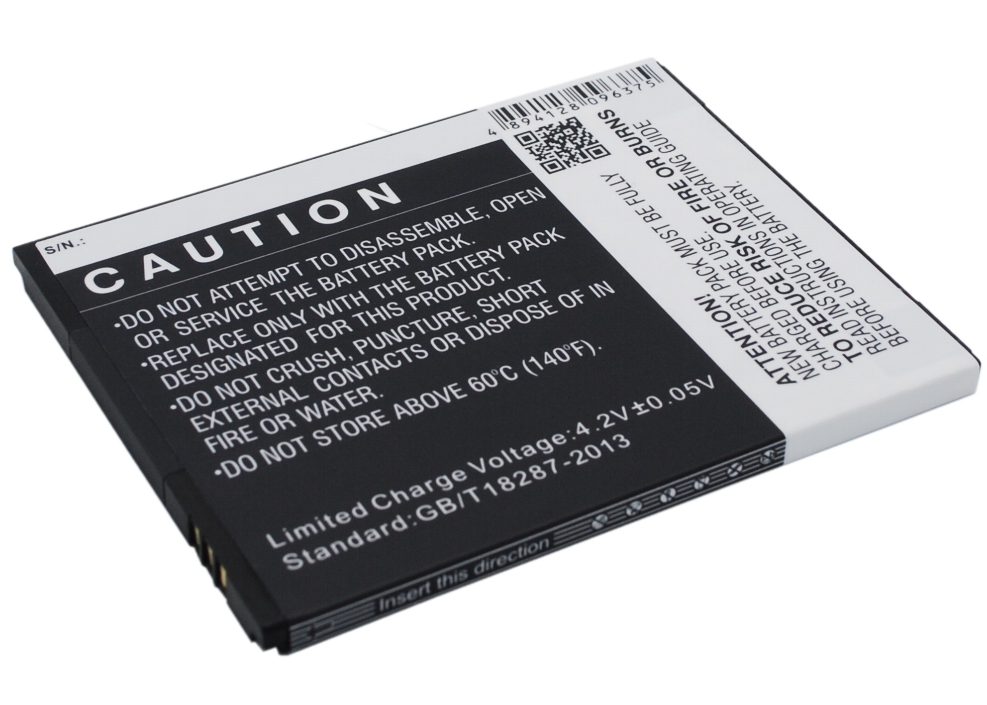 KAZAM Trooper X5.5 KAX55 Replacement Battery 3.7V 2600mAh