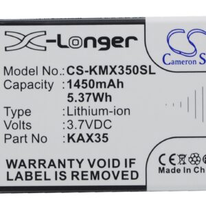 KAZAM Trooper X3.5 KAX35 Mobile/SmartPhone Replacement Battery 1450mAh
