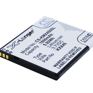 KAZAM Trooper 2 4.5 Trooper2 4.5 KXX45 Replacement Battery 1600mAh