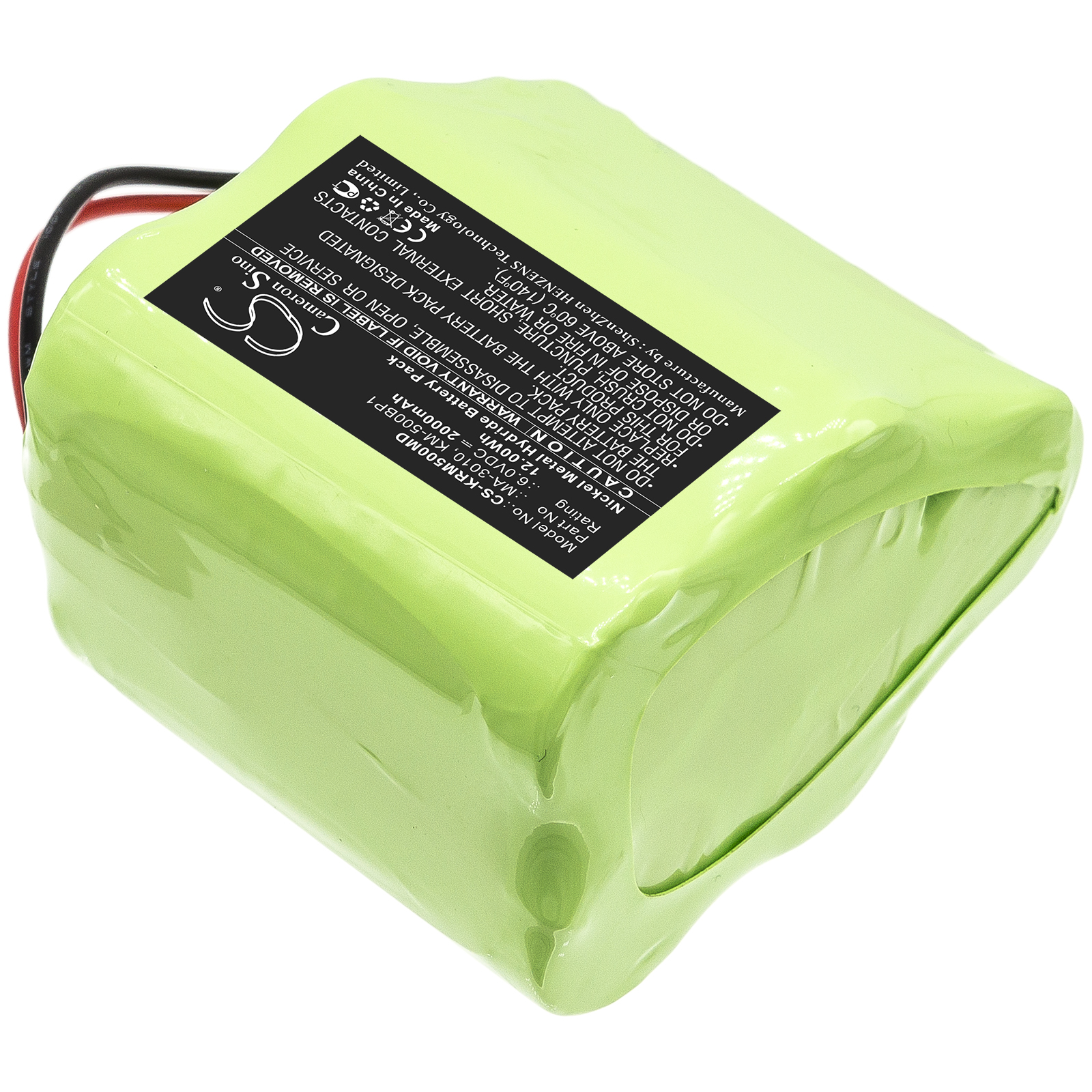 Marco KM-500 Auto Keratometer Replacement Battery 6V 2000mAh