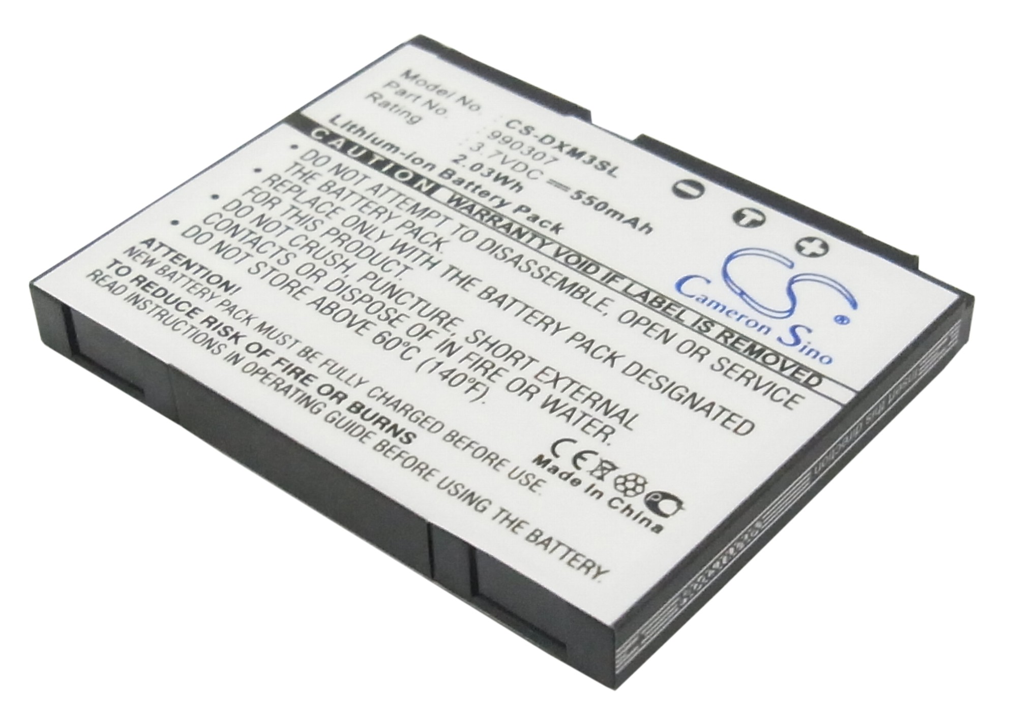 990307 Delphi SA10225 XM SKYFi 3 Replacement Battery 550mAh