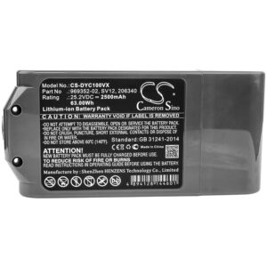 DYSON 206340 Replacement Battery 2500mAh