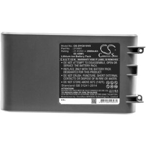 Dyson V8 215681 215866-01/02 215967-01/02 Vacuum Replacement Battery 21.6V 2800mAh