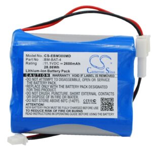 Bionet BM3 BM5 GIMA BM3 GIMA BM5 BM-BAT-4 Replacement Battery 11.1V 2600mAh