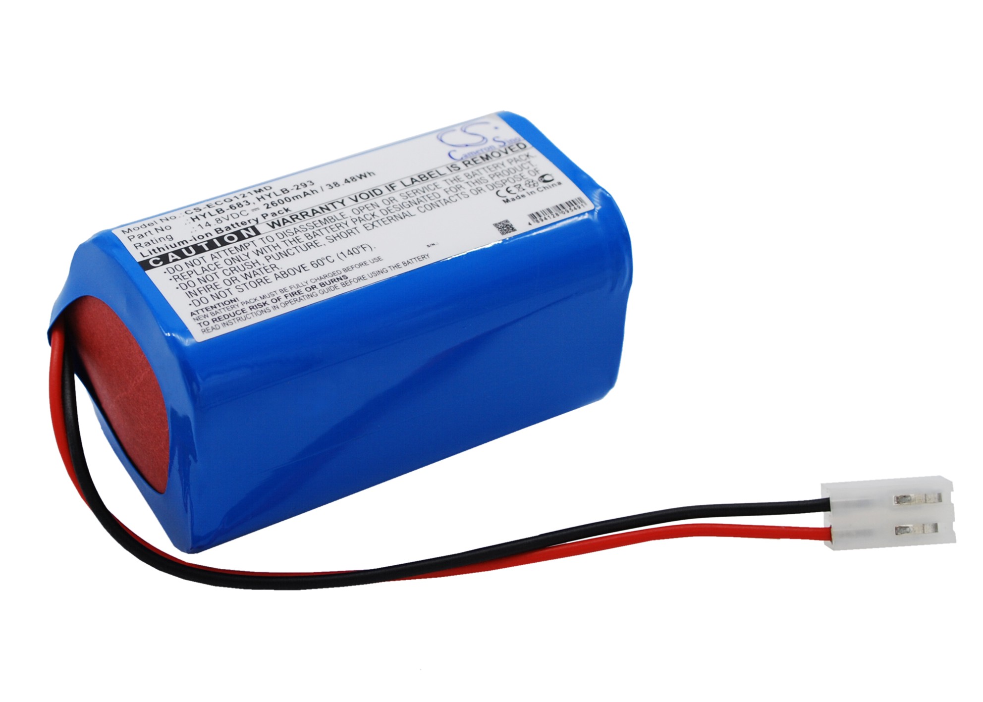 Biocare ECG-1200 ECG-1201 Replacement Battery 14.8V 2600mAh