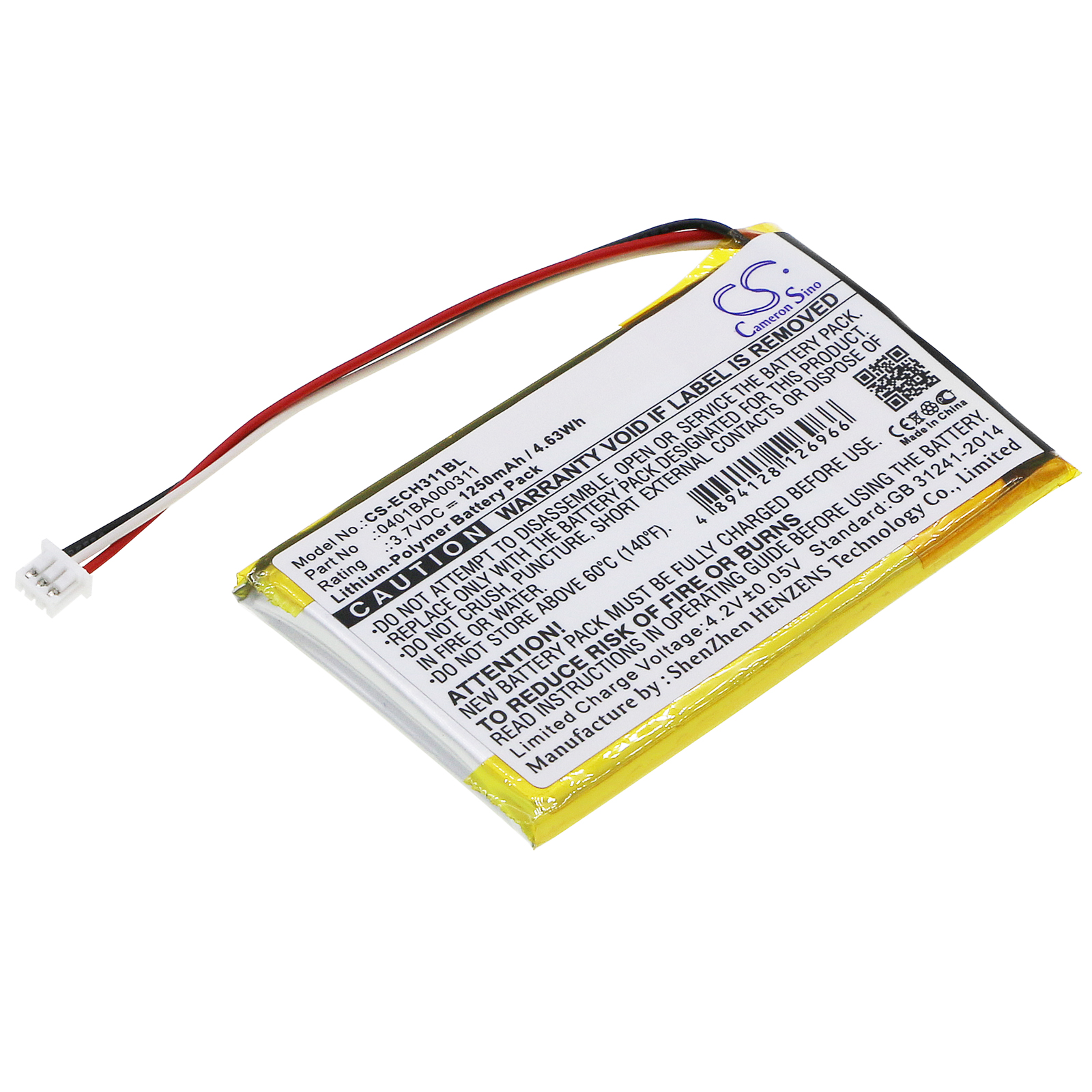 ELCA Alpi MAGO-EVO Replacement Battery 3.7V 1250mAh