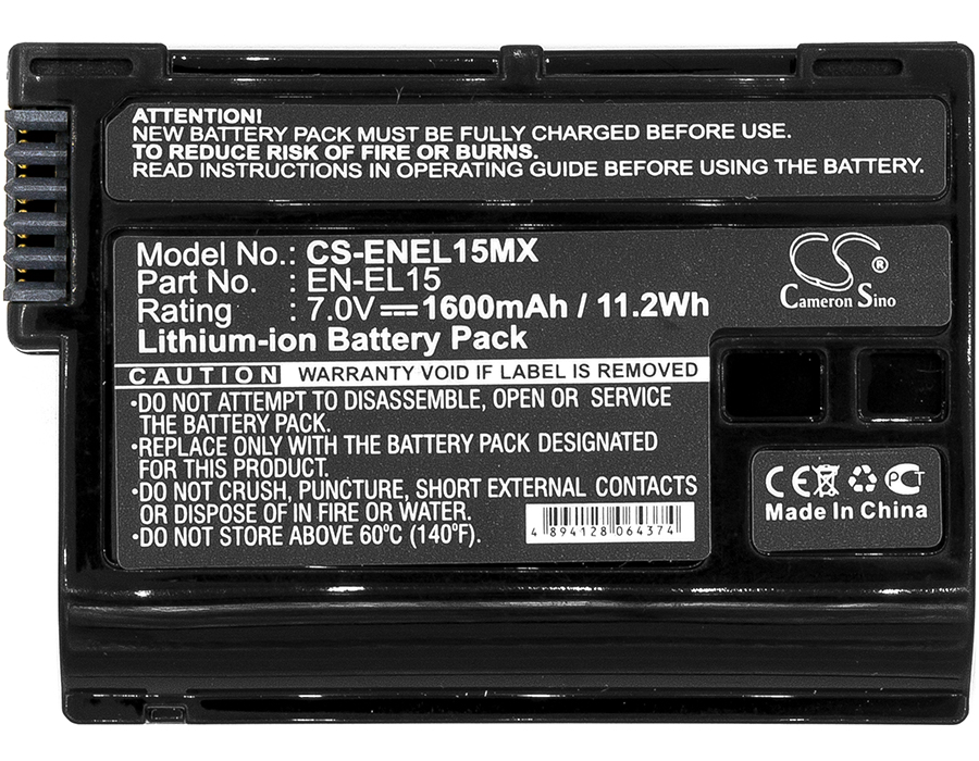 HOW LONG DO NIKON BATTERIES LAST 1 V1 Coolpix D7000 D500 Replacement Battery