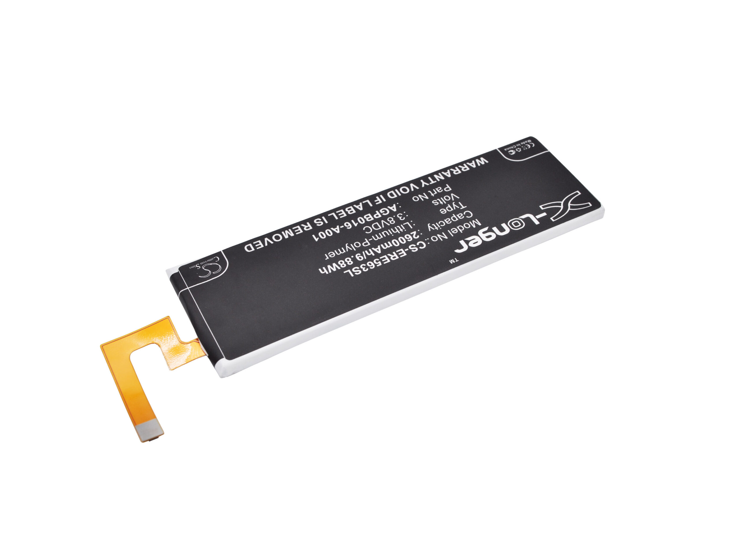 Sony Ericsson E5606 E5633 Replacement Battery 3.8V 2600mAh