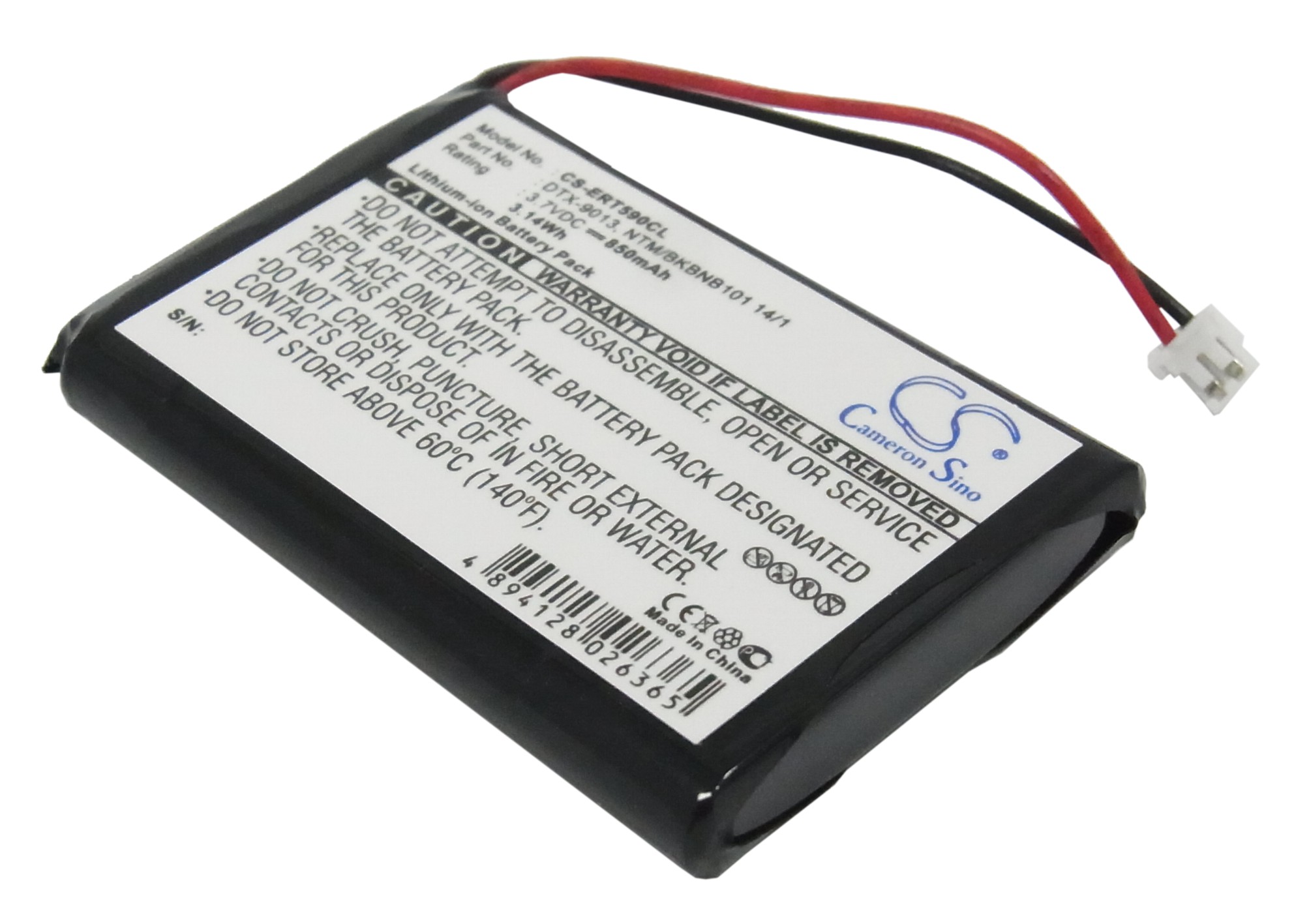Ericsson DT590 DTX-9013 Replacement Battery 3.7V 850mAh