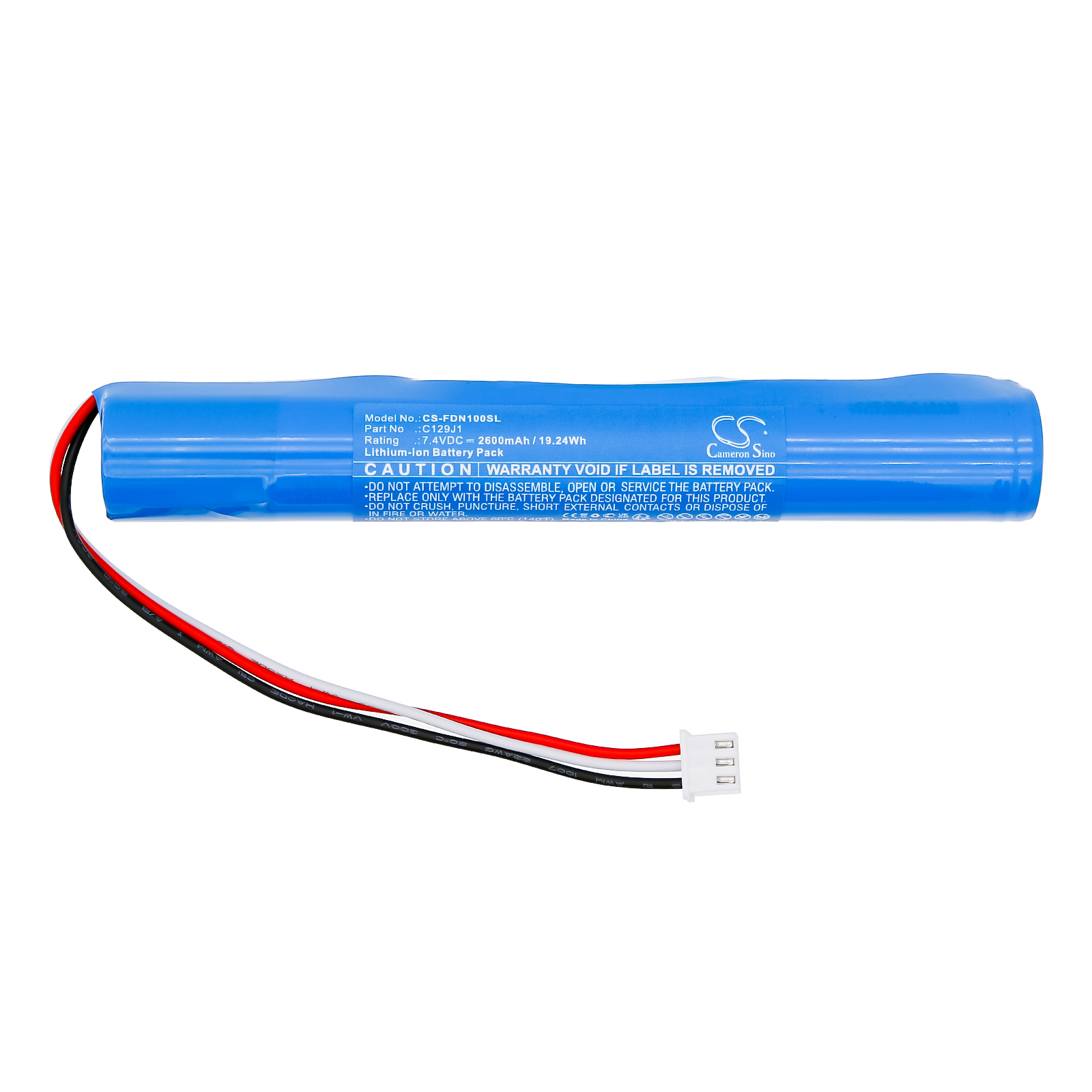 Fender Newport C129J1 Replacement Battery 7.4V 2600mAh