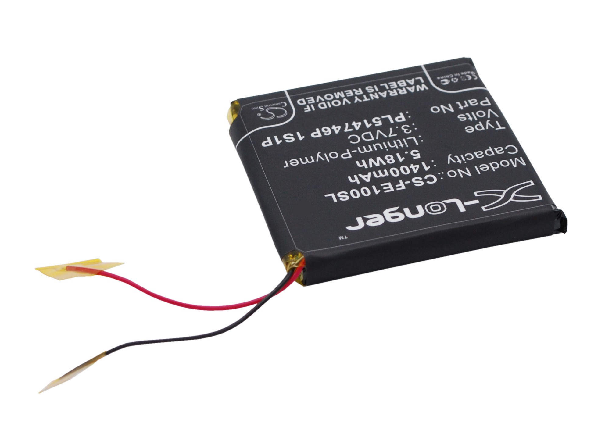 Fiio E10 E10K E11K PL514746P 1S1P Amplifier Replacement Battery 1400mAh