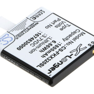 Falk IBEX 25 IBEX 32 1674830000 GPS/Navigator Replacement Battery 3.7V 1800mAh