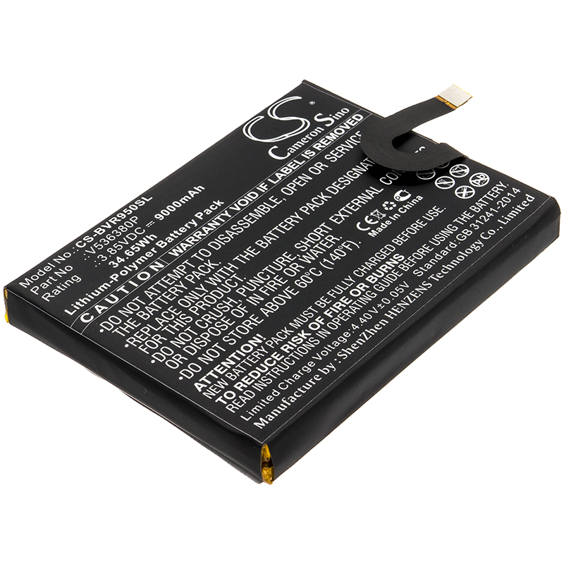Blackview BV9500 V536380P Replacement Battery 3.85V 9000mAh