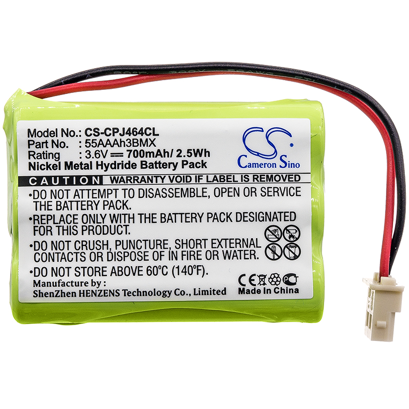 Aastra BE3850 BE3872 Replacement Battery 3.6V 700mAh