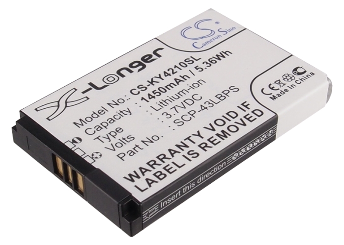 Kyocera DuraCore DuraMax Replacement Battery 3.7V 1450mAh