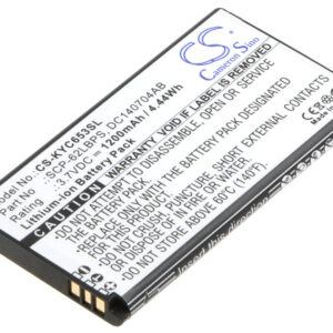 Kyocera C6530 Hydro Life DC140704AB Replacement Battery 3.7V 1200mAh
