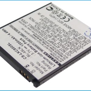 LG C800DG C800G C800VL CX2 Replacement Battery 3.7V 1200mAh