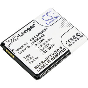 LG D315 D320 D620 Replacement Battery 3.8V 2400mAh