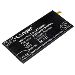 LG F690L F690S K500 K500H K580 K580AR K580F K580H Replacement Battery 2500mAh