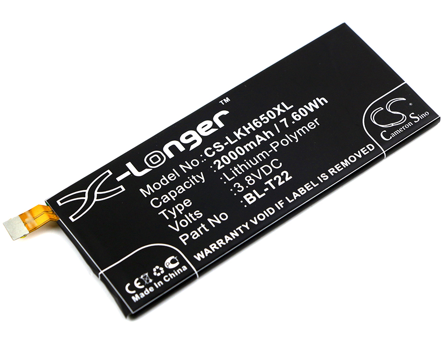 LG BL-T22 Mobile/SmartPhone Replacement Battery 3.8V 2000mAh
