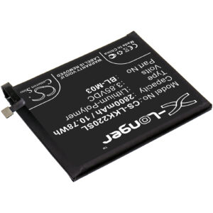 LG K200BMW K22 2020 Replacement Battery 3.85V 2800mAh