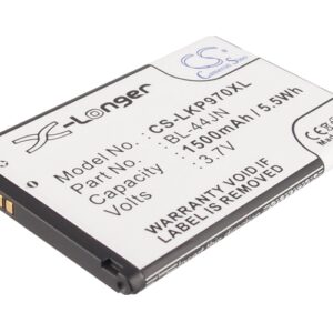 Alltel AS855 LG AS680 Replacement Battery 3.7V 1500mAh