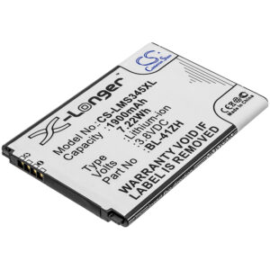 LG C40 Power D213 D213N D290 D290N Destiny H320 Replacement Battery 1900mAh