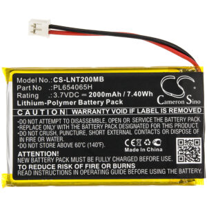 Luvion Prestige Touch 2 PL654065H BabyPhone Replacement Battery 2000mAh