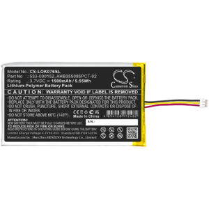 Logitech G913 G913 TKL G915 G915 Lightspeed Replacement Battery 1500mAh
