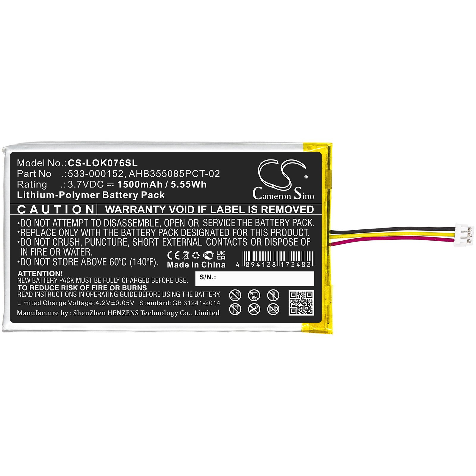 LOGITECH G915 BATTERY REPLACEMENT ALTO KEYS K98M Replacement Battery