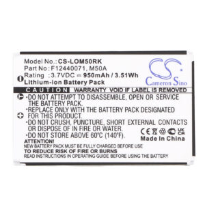 Logitech diNovo Edge DiNovo Mini Y-RAY81 Keyboard/Mouse Replacement Battery 950mAh