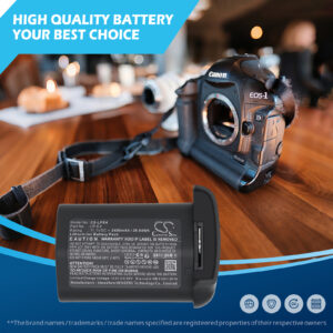 Canon LP-E4 EOS Series Replacement Battery 2400mAh